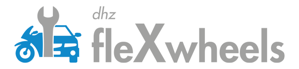 dhz fleXwheels logo breed retina
